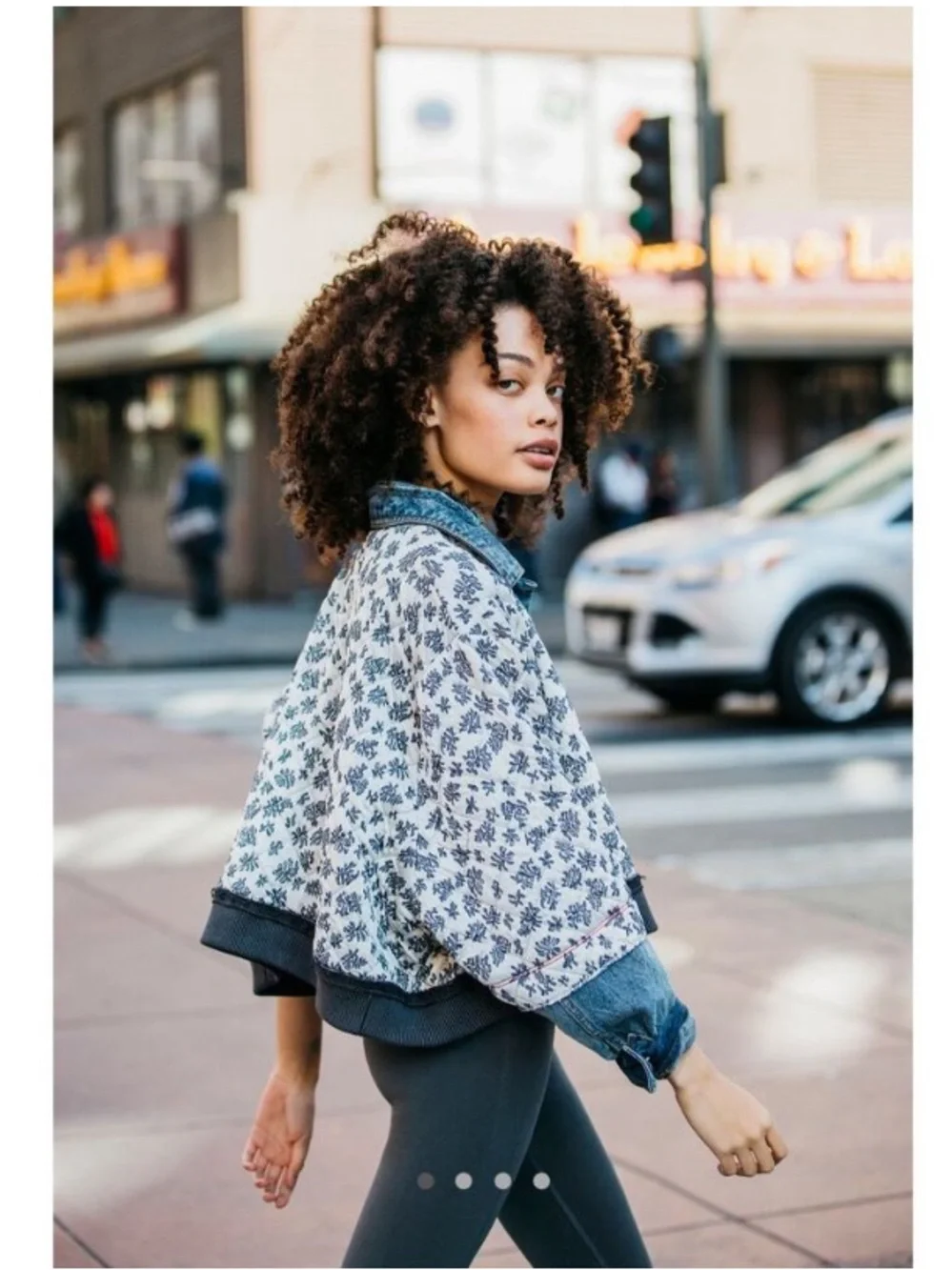 Free People Ditsy Floral Jacket